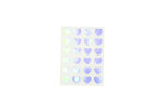 Sticker holographique Coeur 1 7 x 1 5 cm 48 pièces
