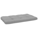 vidaXL Canapé d'angle palette de jardin noir bois de pin imprégné