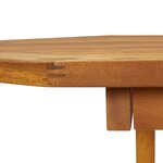vidaXL Mobilier à dîner de jardin 5 Pièces Bois d'acacia solide