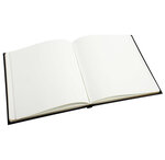 Livre D'or Balacron Avec Titre 140 Pages Blanches - 21x19 Cm Vertical - Noir - X 3 - Exacompta