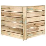 vidaXL Salon de jardin 8 Pièces Bois de pin imprégné de vert