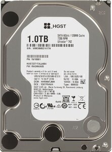 Disque Dur Hitachi/Western Digital Ultrastar DC HA210 (HUS722T1TALA604 ) 3"1/2 1000 Go (1To) 7200 trs
