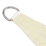 vidaXL Voile de parasol Tissu Oxford rectangulaire 3 5x4 5 m Crème