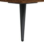 vidaXL Buffet haut Chêne marron 34 5x34x180 cm Bois d'ingénierie