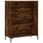 vidaXL Buffet chêne fumé 69 5x32 5x180 cm bois d'ingénierie