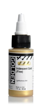 Encre Acrylic High Flow Golden VI 30ml Iridescent doré fin - Golden