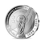 Fifa qatar -  coupe du monde 2022 monnaie de 10€ argent