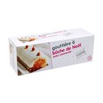 Gouttière à bûche avec couvercle