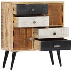 vidaXL Buffet 70 x 30 x 78 cm Bois de manguier massif