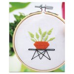 Coffret DIY - Broderie décorative - Plante Alocasia