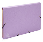 Pochette Trieur Carte Multicolore 12 Compartiments Aquarel - 34x24 5cm - X 4 - Exacompta