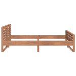 vidaXL Cadre de lit Bois de teck massif 160x200 cm