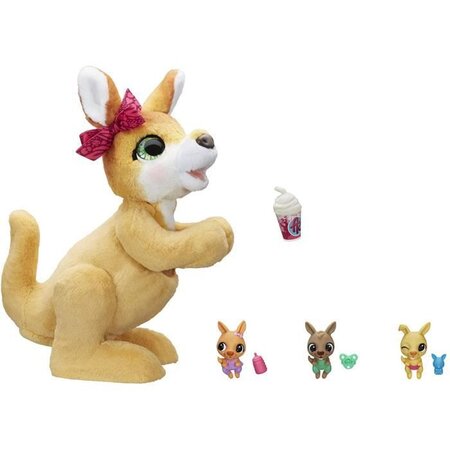 Furreal friends  peluche interactive maman josie le kangourou  version française