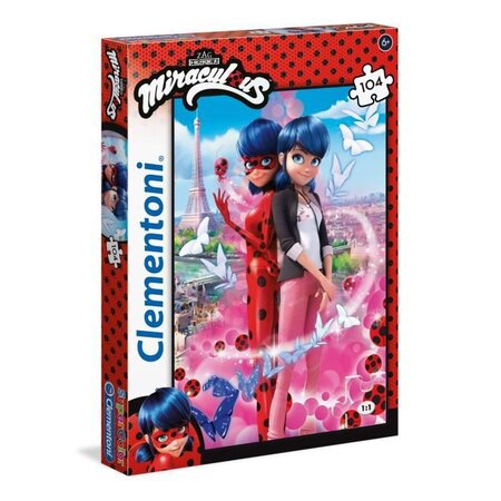 MIRACULOUS Puzzle 104 pieces - 48 x 33 cm