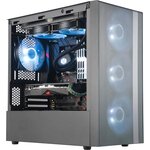 COOLER MASTER NR400 Boîtier PC Gaming (Micro-ATX, 1xFenetre verre trempé, 2xVentilateurs 120mm) - Noir