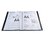 Protège-documents En Polypropylène Souple Opak 160 Vues - A4 - Noir - X 8 - Exacompta