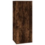 vidaXL Ensemble de meubles TV 3 Pièces Chêne fumé Bois d'ingénierie