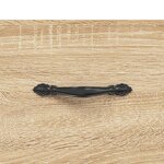 vidaXL Buffet haut Chêne sonoma 69 5x34x180 cm Bois d'ingénierie