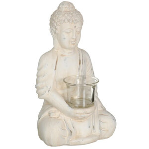 Porte bougie en terre cuite bouddha