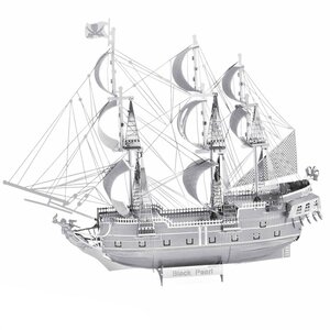 Iconx kit de modèle 3d découpé au laser black pearl 575016