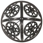vidaXL Plafonnier industriel en forme de roue dentée 45 cm E27