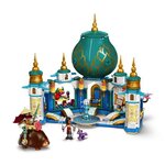 Lego 43181 disney princess raya et le palais du coeur jouet avec la minidoll namaari et son château et les figurines tuk tuk