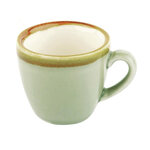 Tasse à expresso couleur mousse kiln olympia 85ml - lot de 6 -  - porcelaine x56mm