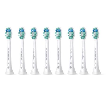Philips sonicare c2 optimal plaque defence hx9028/10 tetes de brosse a dents - x8