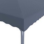 vidaXL Tonnelle 300x300 cm Anthracite Aluminium