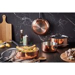 SITRAM - MANDORA - 713549 - Casserole Ø16cm en Inox extérieur cuivre induction