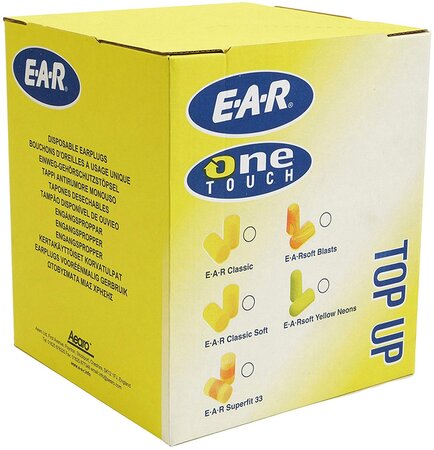 3m pd-01-010 bouchons d'oreille en mousse  lot de 500 paires