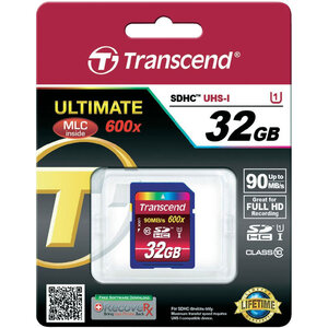 Transcend secure digital sdhc uhs-i 8 gb