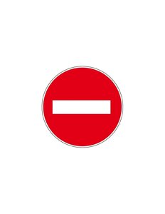 (PANNEAU D'INTERDICTION) Panneau d'interdiction - "sens interdit"