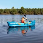 Kayak gonflable SURPASS - 325 cm - 2 places - 1 pagaie alu double et pliable