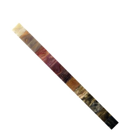 Mosaique Effet Marbre brun et violet 1 x 1 cm