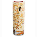 Porte-bougie cylindrique l'attente par klimt