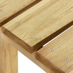 vidaXL Banc de jardin 180 cm Bois de pin imprégné