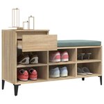 vidaXL Armoire à chaussures Chêne sonoma 102x36x60cm Bois d'ingénierie