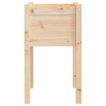 vidaXL Jardinières d'extérieur 2 Pièces 40x40x70 cm Bois de pin massif