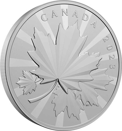 Pièce de monnaie en Argent 250 Dollars g 1000 (1 Kg) Millésime 2023 MULTIFACETED MAPLES