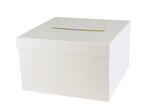 Urne carrée en carton pour cagnotte cadeau 24 5 cm