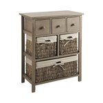 Commode en bois de peuplier campana 6 tiroirs