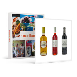 SMARTBOX - Coffret Cadeau Livraison de 6 bouteilles de vin Chelivette rouge et rosé à domicile - Gastronomie