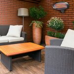 Tristar Chauffage mural de patio KA-5286 2000 W Quartz Noir