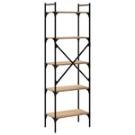 vidaXL Bibliothèque à 5 niveaux chêne sonoma 56x31 5x174 cm