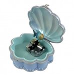 Boite a Bijoux Collector Poisson en Or dans Coquillage