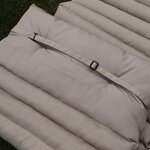 Matelas bain de soleil sormiou taupe tissu 180x60cm