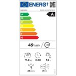 Lave-linge hublot samsung ecobubble ww90t634dhh - 9 kg - induction - 1400 trs/min - blanc