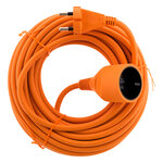 Prolongateur 16A HO5VV-F 2x 1 5 2P sans terre Orange 10m - Zenitech