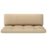 vidaXL Canapé central palette de jardin marron miel bois pin imprégné